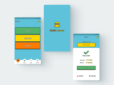 Math game for kids application design game kids ui ux