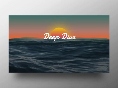 Deep Dive Ocean Water Effect for Wordpress animation design effects hero image motion graphics ocean parallax particle wave slider slider plugin slider revolution sunset ui waves wordpress slider