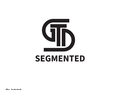 Segmented Logo brand brand design brand identity branding design flat logo typography vector vector artwork