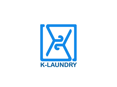 K-laundry design logo logodesign vector vector artwork