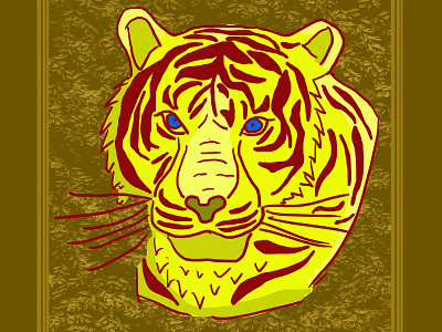 Tiger design illustration