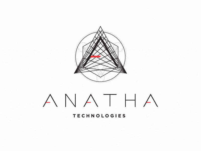Anatha Technologies Logo crypto cryptocurrency geometry logo logodesign sacred