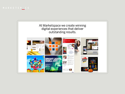 Marketspace art direction branding toronto web design web design agency