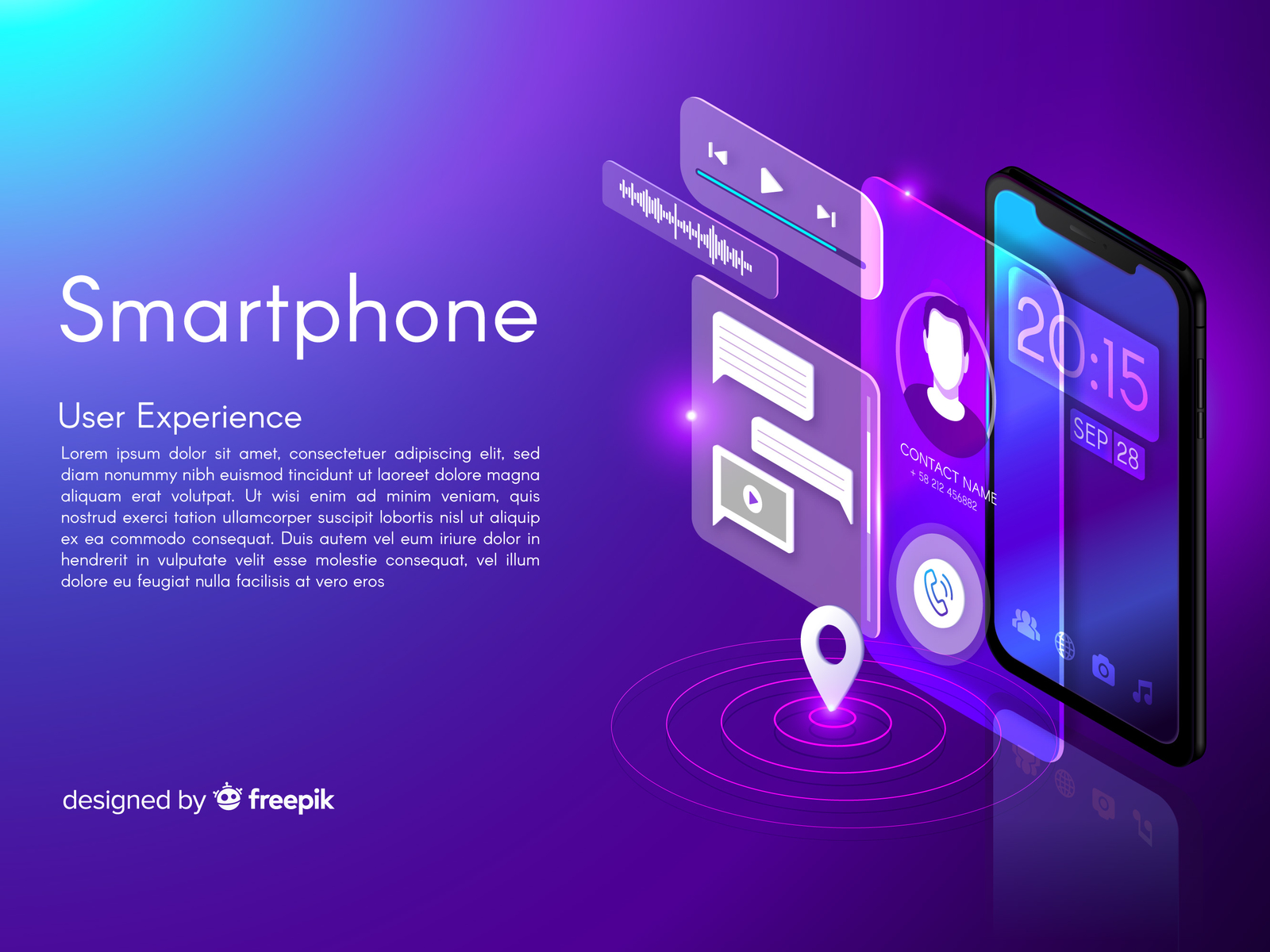 Isometric Smartphone by Wilbert Ontiveros on Dribbble