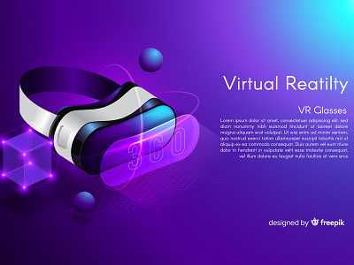 Isometric VR adobeillustator animation app design graphicdesign icon illustration isometric technology ui ux vector vectorillustration virtual reality web