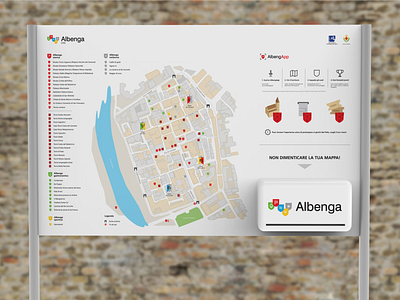 Albenga - city map