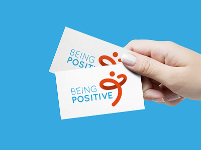 Being Positive - HIV association logo brand corporate identity graphic hiv logo design