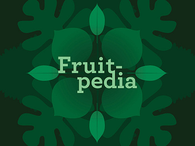 Fruit-pedia - Botanical book book botanical editorial flower fruit graphics green illustration leaves