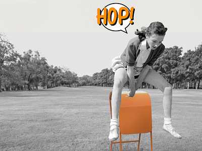 HOP! New & Original stool