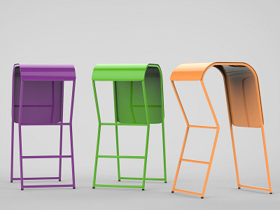 HOP! New & Original stool colorful colorful design design furniture metal original product productdesign stool