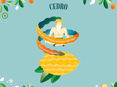 Citrus festival - Cedro character circus citrus event festival graphicdesign graphics green illustration lemon nature pattern vector