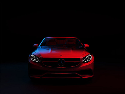 Mercedes-Benz S63 AMG Cabriolet 3d automobile automotive cars cinema4d mercedes render visualization