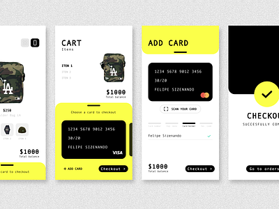 Daily UI :: Credit Card Checkout checkout credit card daily ui ui design