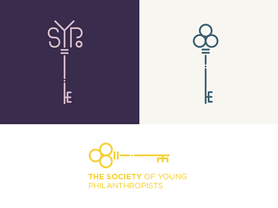 Society of Young Philanthropists Logo Exploration key