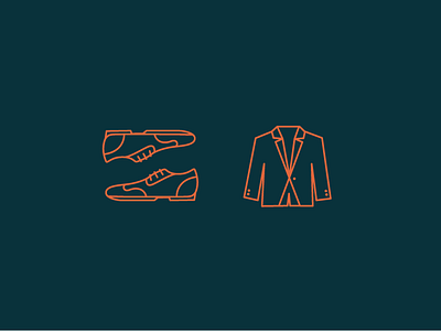 Clothing Icons blazer clothes icons jacket line shoe shoes