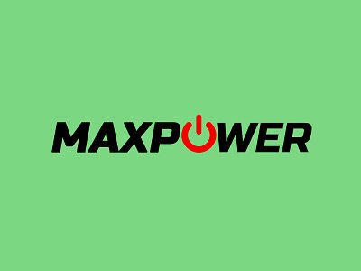 Maxpower design fit fitness logo maxpower motivation