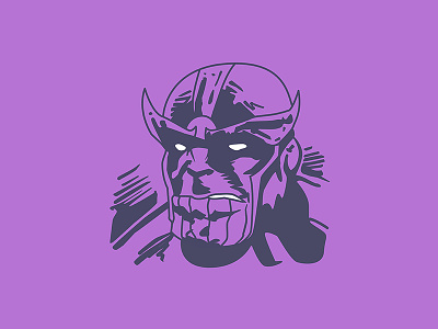 Thanos avengers bad guy design marvel purple thanos villain