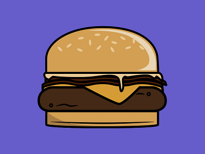 Bacon Cheeseburger bacon beef burger cheeseburger design food