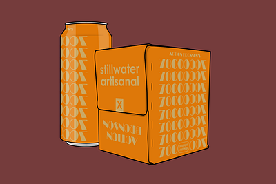 Stillwater's "Action Bronson 7000" 7000 action bronson beer beer can packaging stillwater