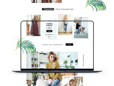 MLE Collection - Website Redesign Proposition homepage landing landingpage mle mlecollection page ui uidesign uxdesign web website