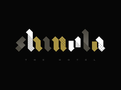 Shinola Hotel Logo black letter detroit english font hand drawn hand lettering lettering patterns shinola texture type typography