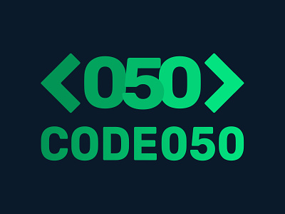 Code050 logo branding logo