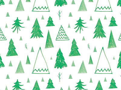 Fir Tree repeating pattern christmas fir tree green holiday pattern pine tree stationery pattern winter xmas