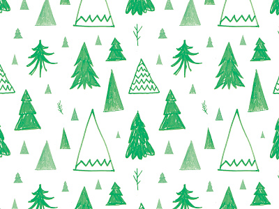Fir Tree repeating pattern christmas fir tree green holiday pattern pine tree stationery pattern winter xmas