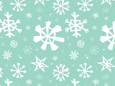 Snowflake seamless pattern blue chilly cold design ice illustration lizzelizzel paper cut style pattern season snowfall snowflake snowy vector weather winter