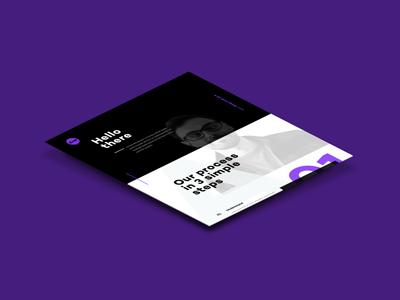 Slurpp About Page - New website 2016 about design page purple website