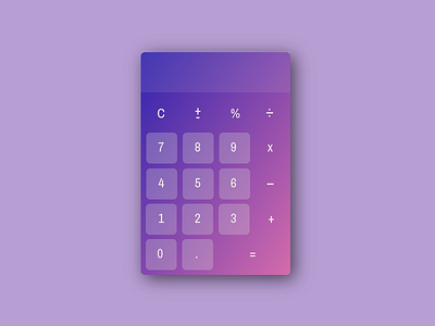 Calculator Design 004 calculator daily ui