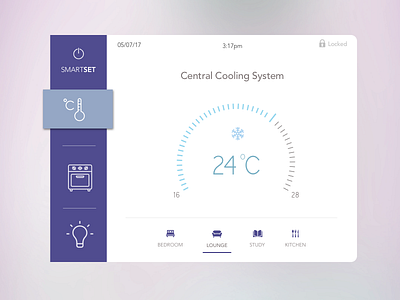 Home Monitoring Dashboard 021 dailyui home monitoring smart home