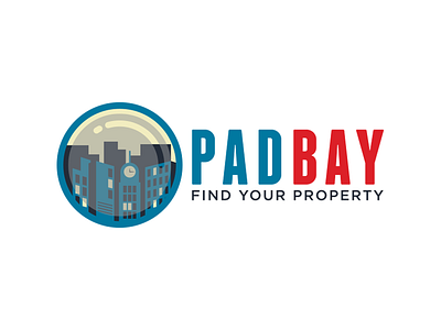 Logo Option bay city glass lens logo look property