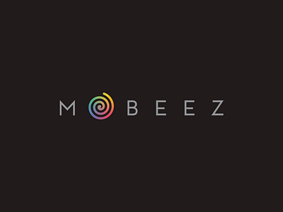 Mobeez · Office Lunch branding colors company food identity logo lunch meal office rainbow startup