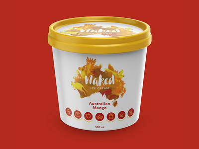 Naked Ice Cream Packaging