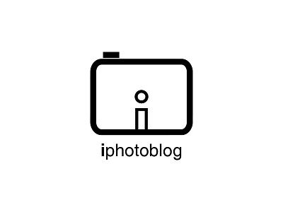 iphotoblog logo blog design logo photo