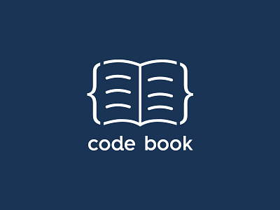Code Book book coding course design icon learning logo programming