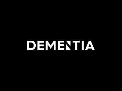 Dementia dementia desease logo medical