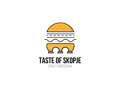 Taste of Sopje burger design festival icon logo skopje