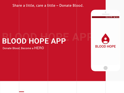 Blood hope app app appdesigner art blood blood hope donate hero mobile ui mobileapp mobileappdesign uidesign ux webdesign