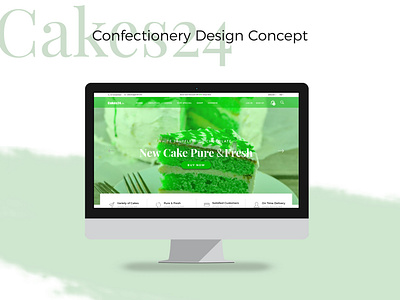 Cakes 24 Website Design