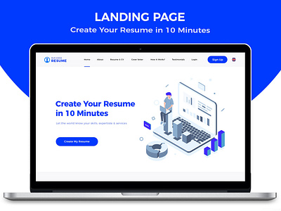 Resume CV LandingPage