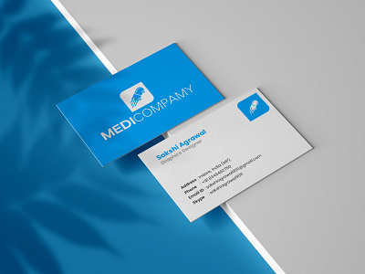 Business card: A Medicine Company business business card design businesscard businesscarddesign businesscardsdesign cards logo design medicine