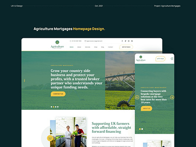 Agriculture Mortgages Website Design