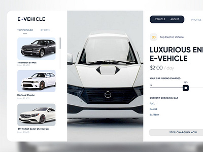 E-Vehicle Page