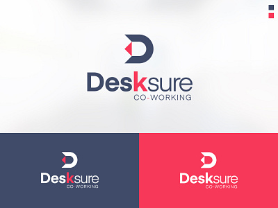 Desksure Co-working - Logo Design