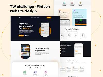 TW challenge- Fintech website design case studies dribble figma fitness fitness app ui design fitness web fitness website indore interface design landing page modeboarding theme ui design ui designer indore ui mockup uiux design web design webflow wireframe design xd