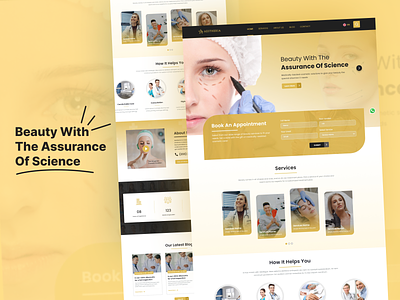 Clinic Website Landing Page beauty branding clinic website dribble shot face face ui design hospital hospital website medical medical web medical website sakshi indore uidesigner uidesignerindore uiuxdesign ux designer web designer