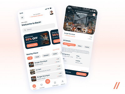 Food Delivery App UI Design - Ecommerce Food App