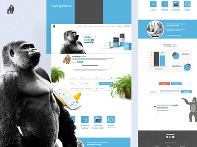Gorilla CRM Website Design